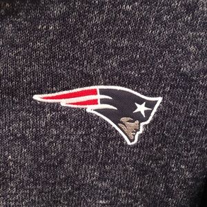 Navy blue Patriots zip up